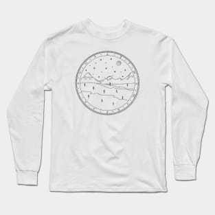 Scandinavian circle Long Sleeve T-Shirt